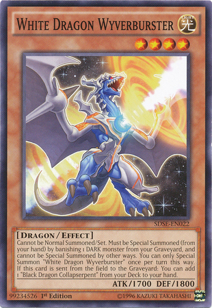 White Dragon Wyverburster [SDSE-EN022] Common - Evolution TCG