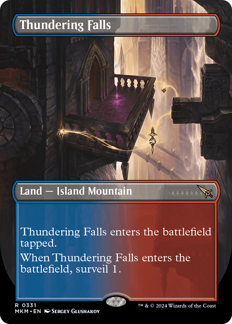 Thundering Falls (Borderless) [Murders at Karlov Manor] - Evolution TCG