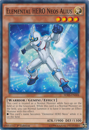 Elemental Hero Neos Alius [SDHS-EN008] Common - Evolution TCG