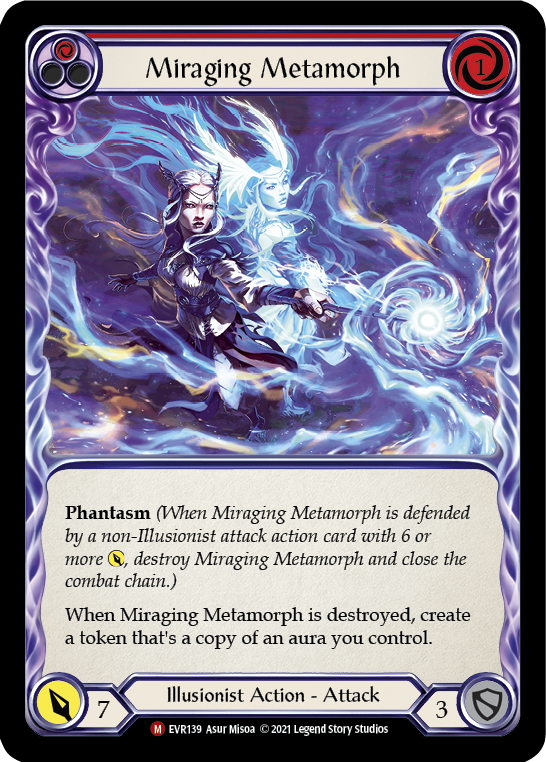 Miraging Metamorph [EVR139] (Everfest)  1st Edition Rainbow Foil - Evolution TCG