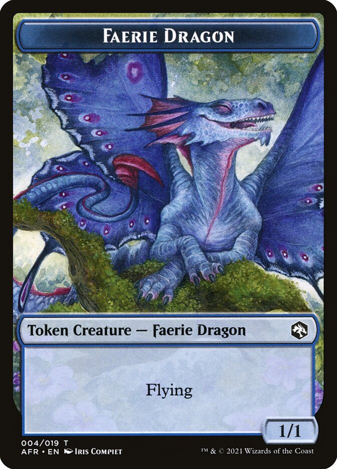 Devil // Faerie Dragon Double-Sided Token [Dungeons & Dragons: Adventures in the Forgotten Realms Tokens] - Evolution TCG