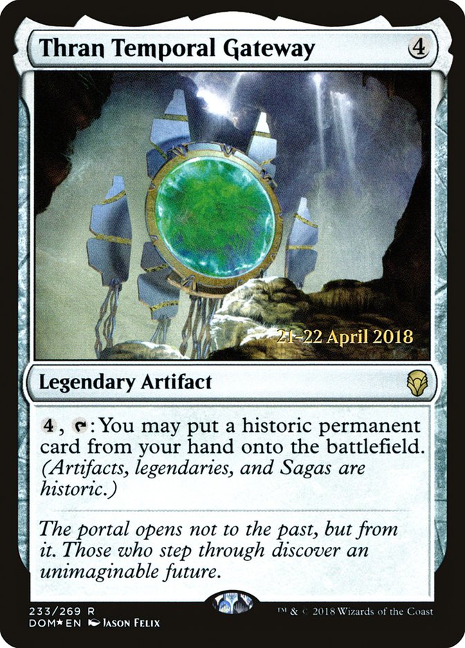 Thran Temporal Gateway [Dominaria Prerelease Promos] - Evolution TCG