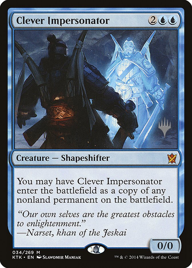 Clever Impersonator (Promo Pack) [Khans of Tarkir Promos] - Evolution TCG