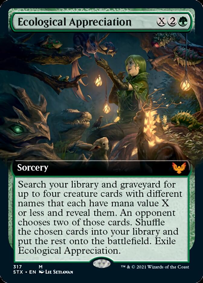 Ecological Appreciation (Extended Art) [Strixhaven: School of Mages] - Evolution TCG