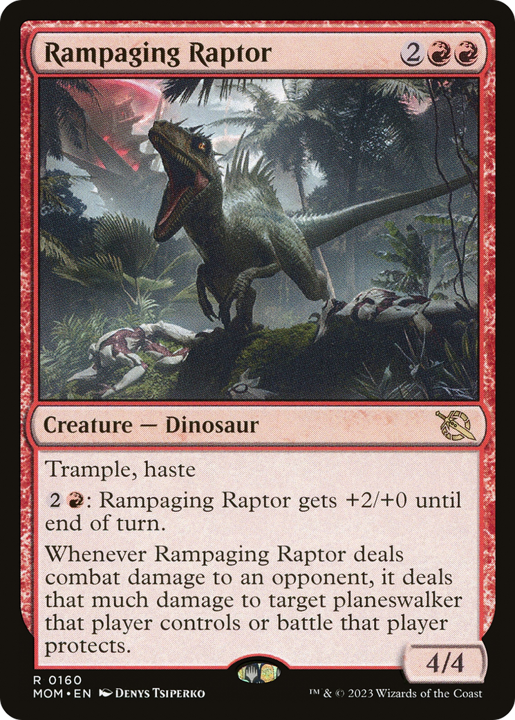 Rampaging Raptor [March of the Machine] - Evolution TCG