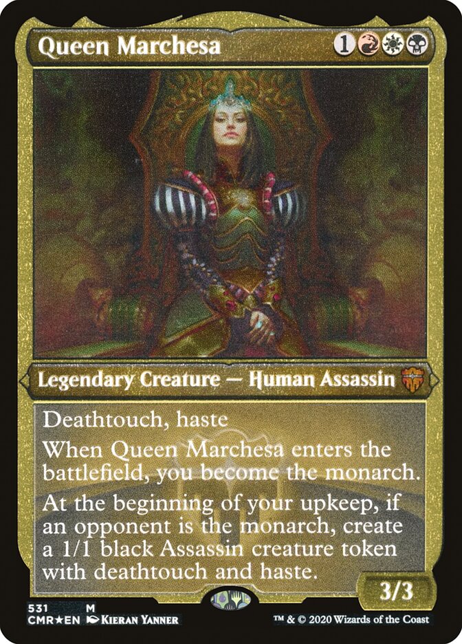 Queen Marchesa (Etched) [Commander Legends] - Evolution TCG