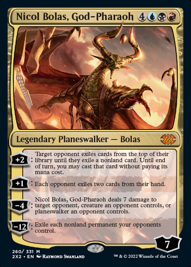 Nicol Bolas, God-Pharaoh [Double Masters 2022] - Evolution TCG