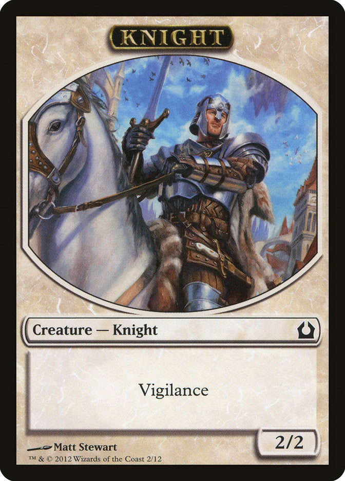 Knight Token [Return to Ravnica Tokens] - Evolution TCG