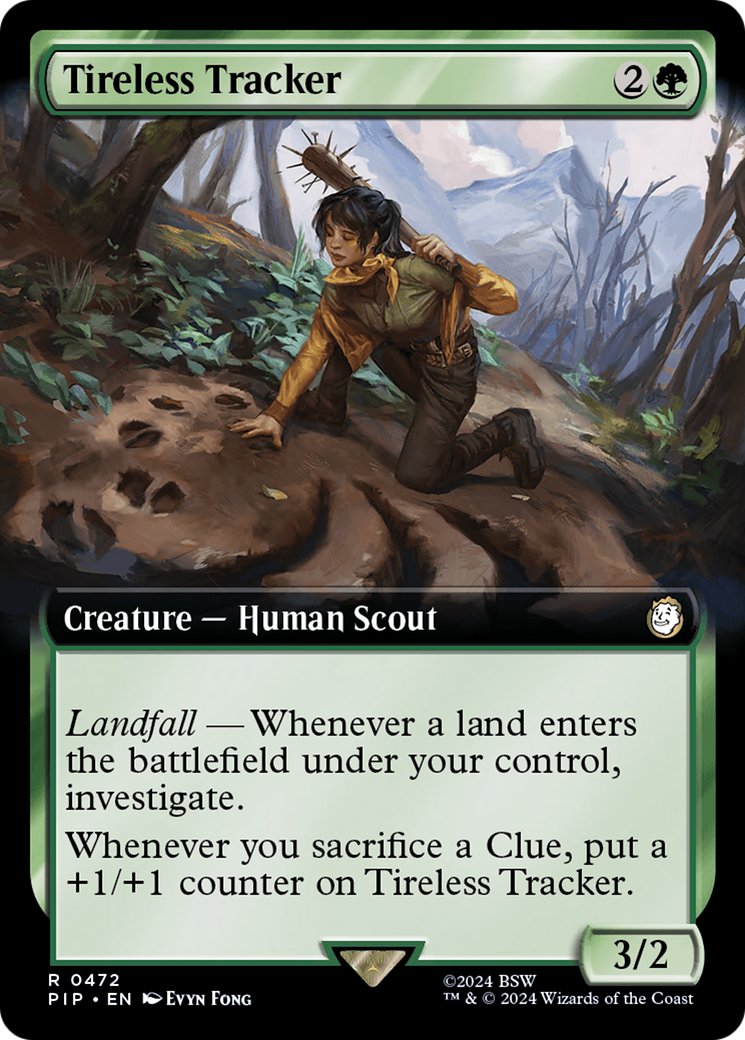 Tireless Tracker (Extended Art) [Fallout] - Evolution TCG