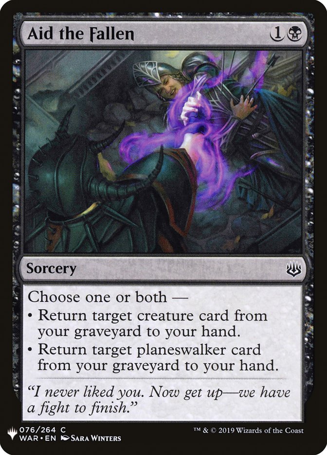 Aid the Fallen [Mystery Booster] - Evolution TCG