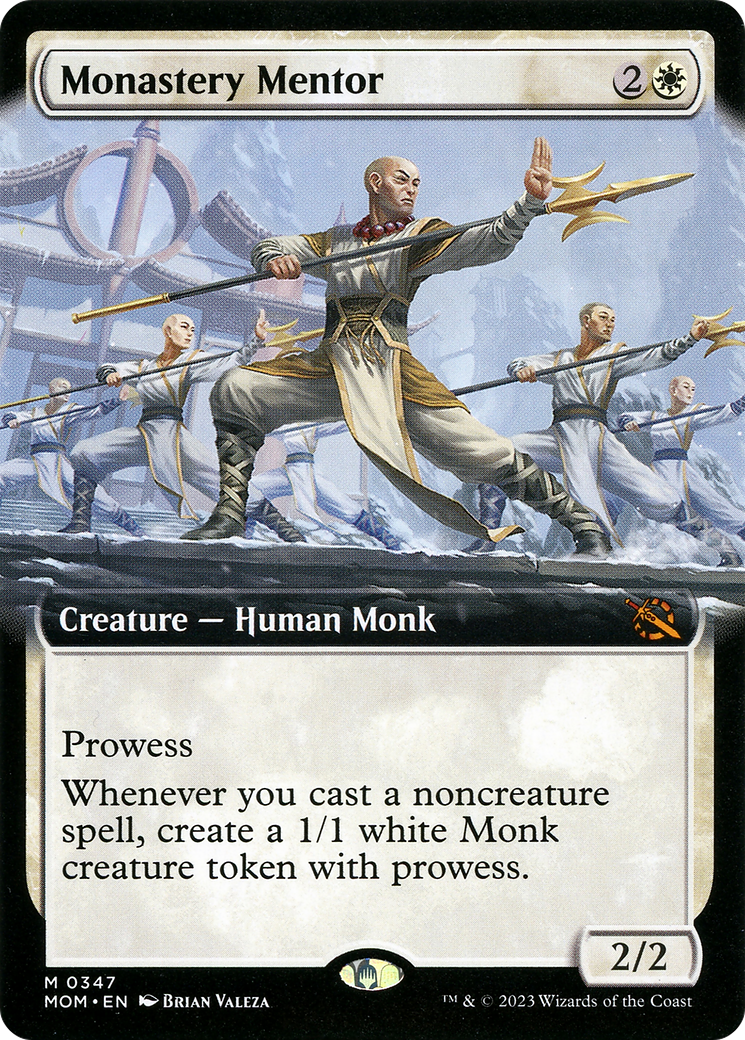 Monastery Mentor (Extended Art) [March of the Machine] - Evolution TCG