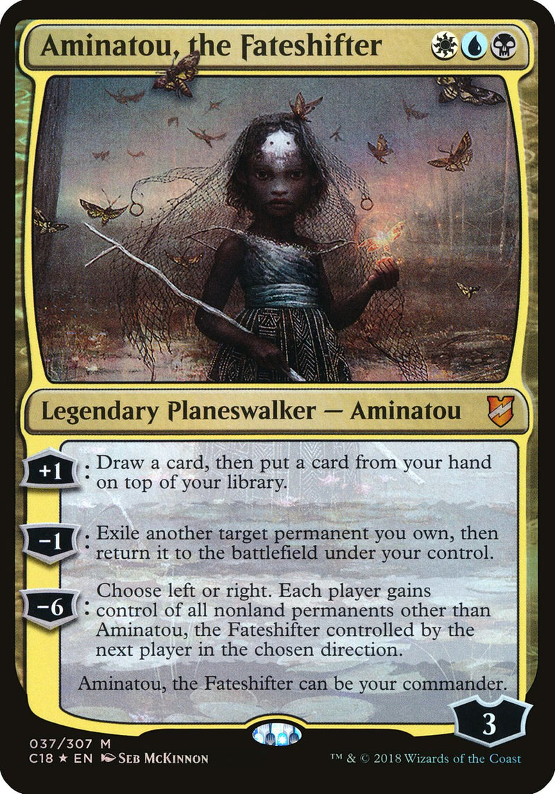 Aminatou, the Fateshifter (Oversized) [Commander 2018 Oversized] - Evolution TCG