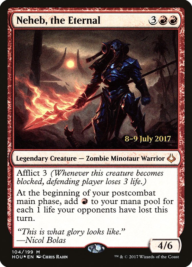Neheb, the Eternal [Hour of Devastation Prerelease Promos] - Evolution TCG