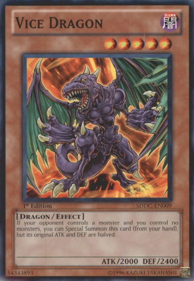 Vice Dragon [SDDC-EN009] Common - Evolution TCG