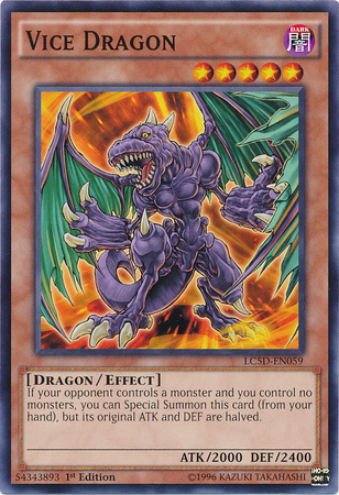 Vice Dragon [LC5D-EN059] Common - Evolution TCG