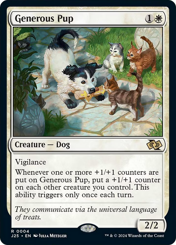 Generous Pup [Foundations Jumpstart] - Evolution TCG