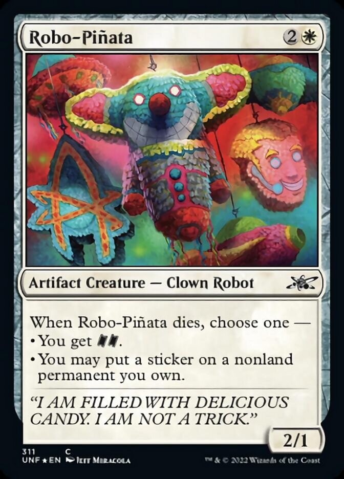 Robo-Pinata (Galaxy Foil) [Unfinity] - Evolution TCG