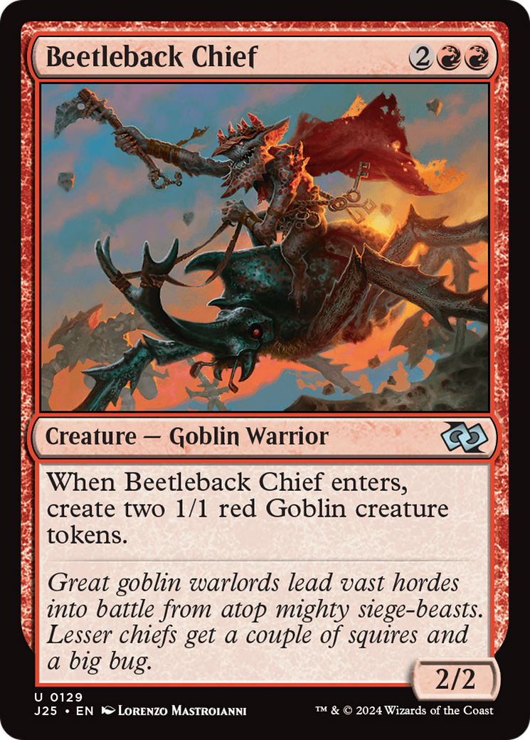 Beetleback Chief [Foundations Jumpstart] - Evolution TCG