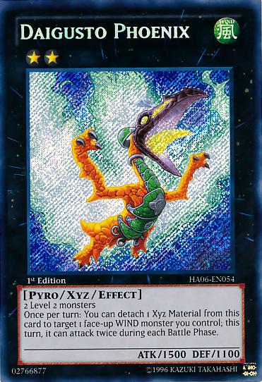 Daigusto Phoenix [HA06-EN054] Secret Rare - Evolution TCG