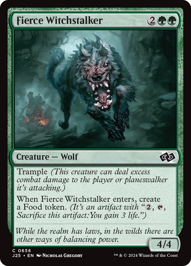 Fierce Witchstalker [Foundations Jumpstart] - Evolution TCG