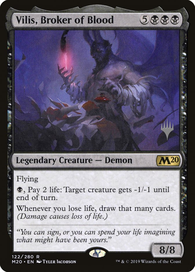 Vilis, Broker of Blood (Promo Pack) [Core Set 2020 Promos] - Evolution TCG