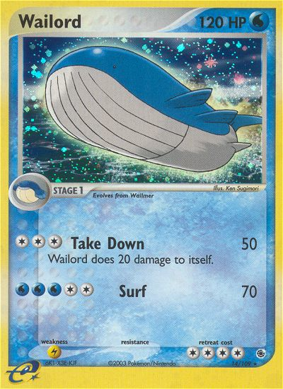 Wailord (14/109) [EX: Ruby & Sapphire] - Evolution TCG