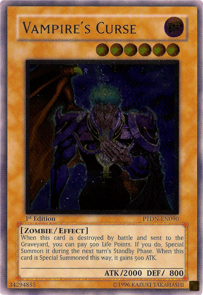 Vampire's Curse [PTDN-EN090] Ultimate Rare - Evolution TCG
