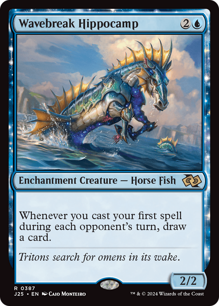 Wavebreak Hippocamp [Foundations Jumpstart] - Evolution TCG