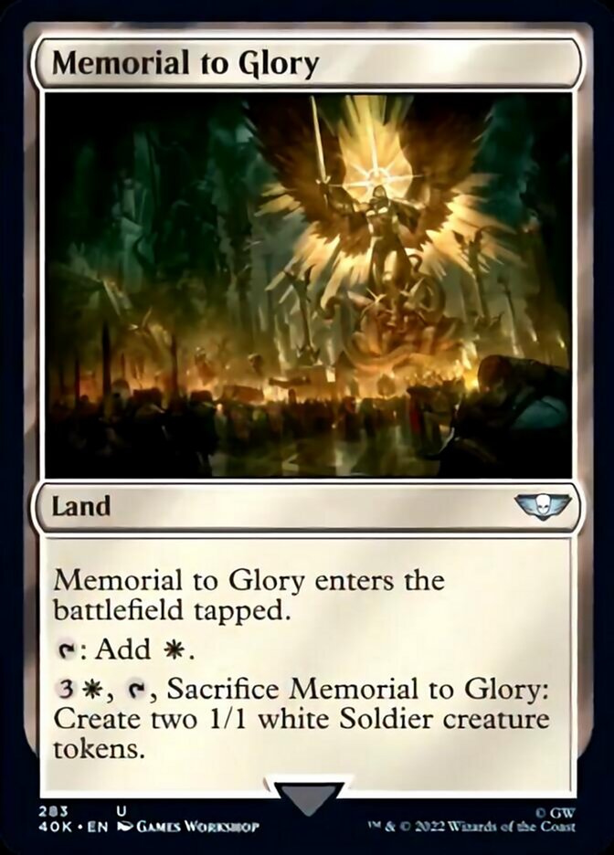 Memorial to Glory [Warhammer 40,000] - Evolution TCG