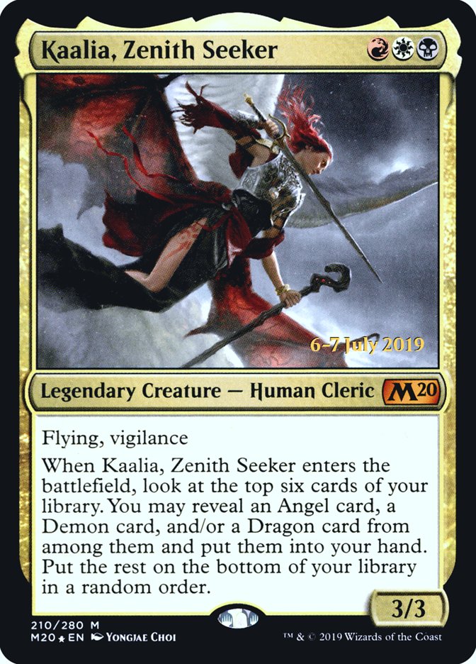 Kaalia, Zenith Seeker [Core Set 2020 Prerelease Promos] - Evolution TCG