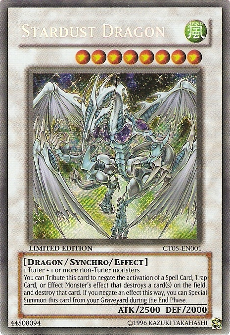Stardust Dragon [CT05-EN001] Secret Rare - Evolution TCG