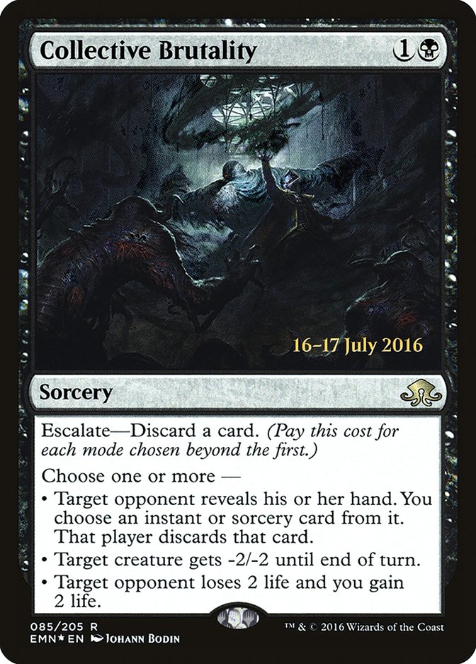 Collective Brutality [Eldritch Moon Prerelease Promos] - Evolution TCG