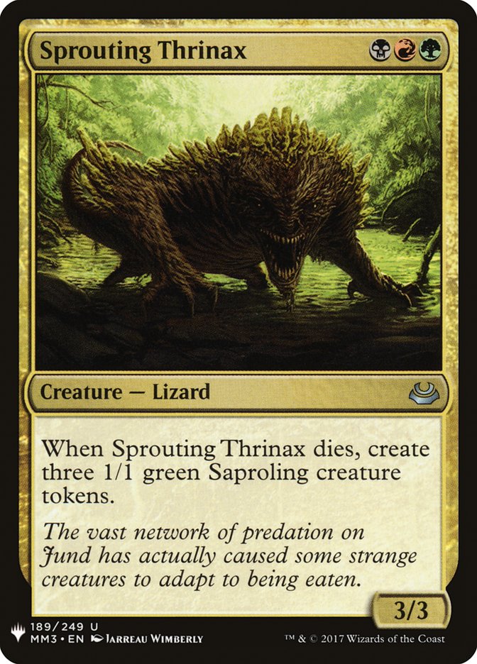 Sprouting Thrinax [Mystery Booster] - Evolution TCG