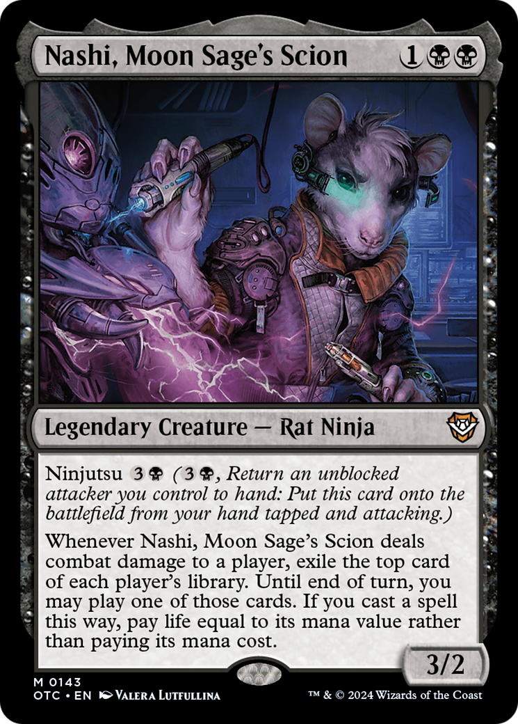 Nashi, Moon Sage's Scion [Outlaws of Thunder Junction Commander] - Evolution TCG