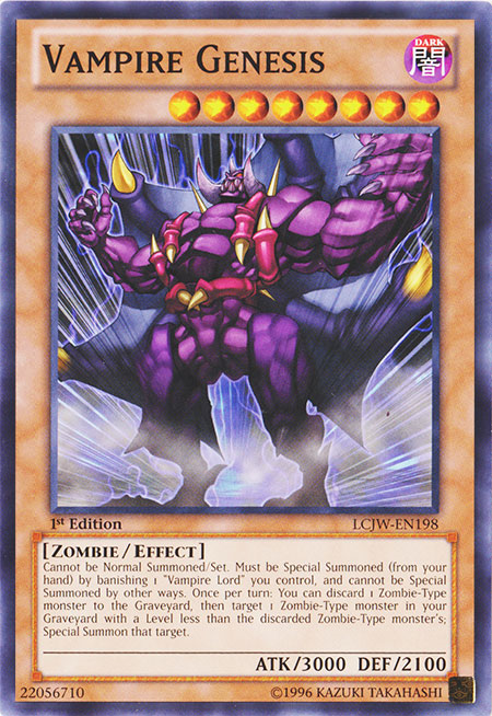 Vampire Genesis [LCJW-EN198] Common - Evolution TCG