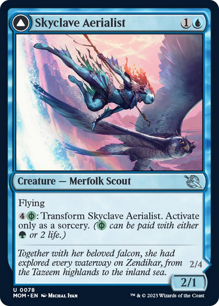 Skyclave Aerialist // Skyclave Invader [March of the Machine] - Evolution TCG