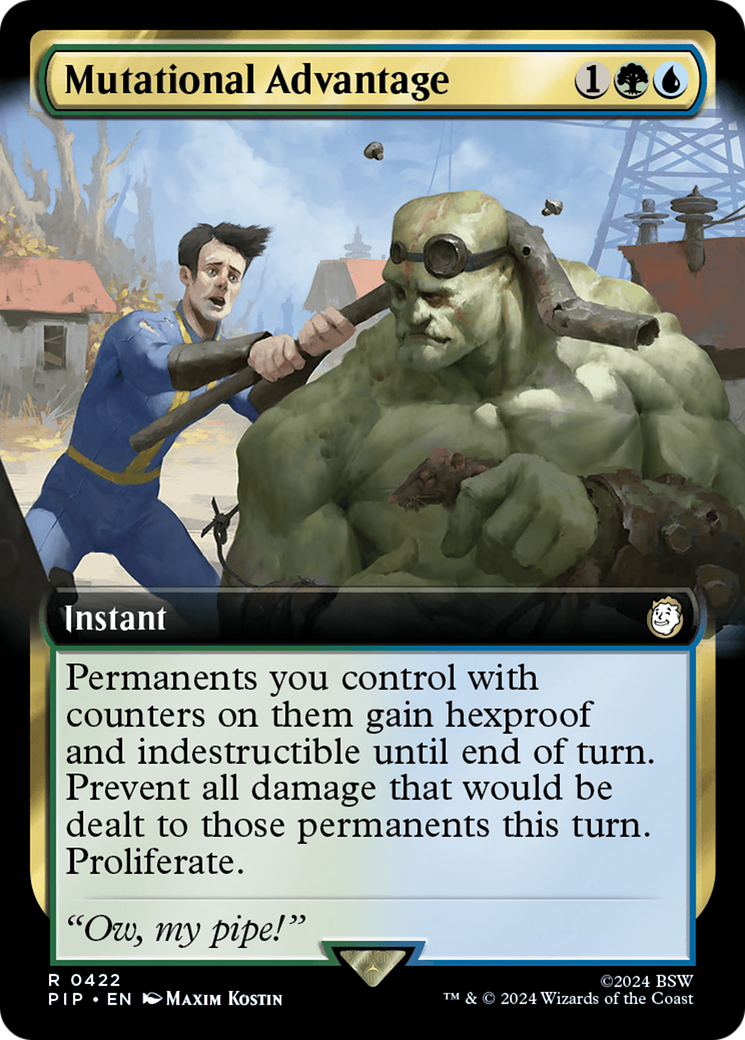 Mutational Advantage (Extended Art) [Fallout] - Evolution TCG