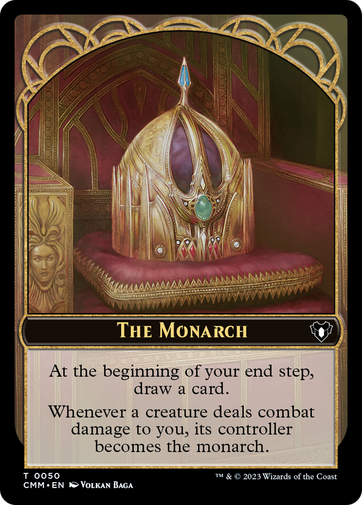 Copy (54) // The Monarch Double-Sided Token [Commander Masters Tokens] - Evolution TCG