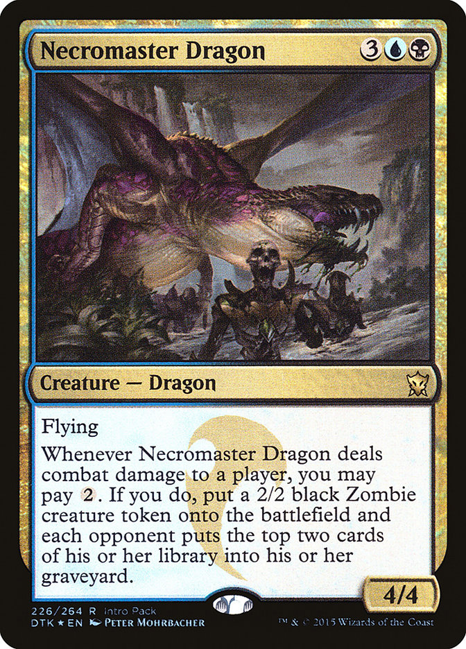 Necromaster Dragon (Intro Pack) [Dragons of Tarkir Promos] - Evolution TCG