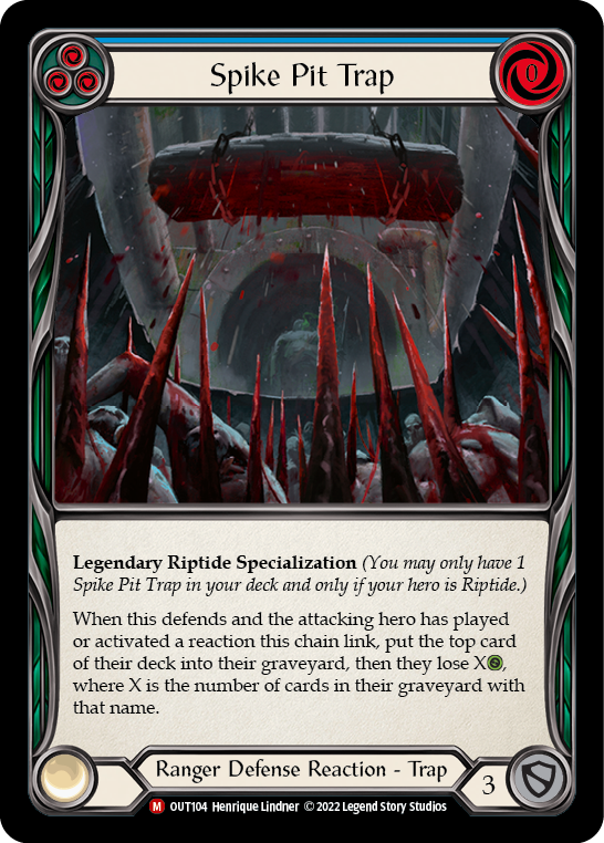 Spike Pit Trap [OUT104] (Outsiders) - Evolution TCG