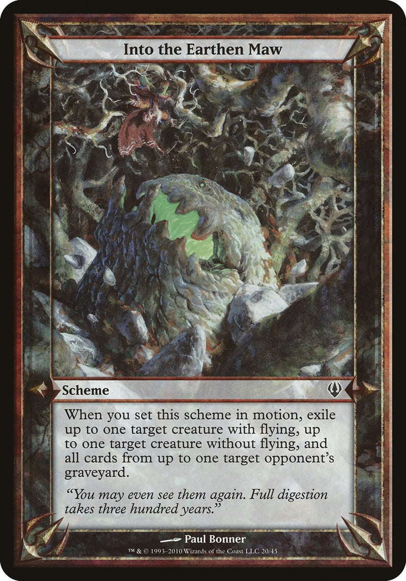 Into the Earthen Maw (Schemes) [Archenemy Schemes] - Evolution TCG