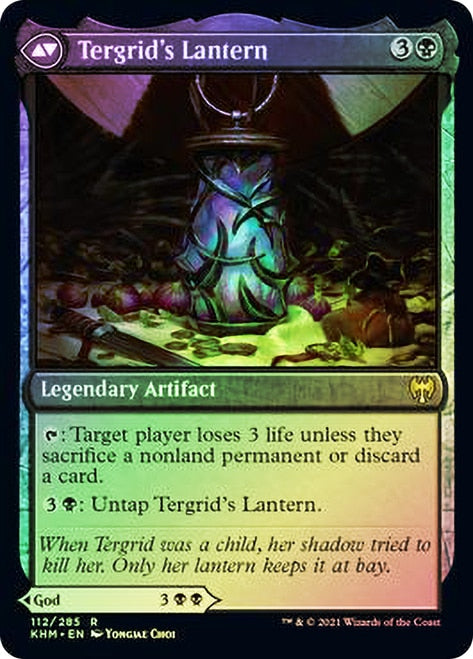 Tergrid, God of Fright // Tergrid's Lantern [Kaldheim Prerelease Promos] - Evolution TCG