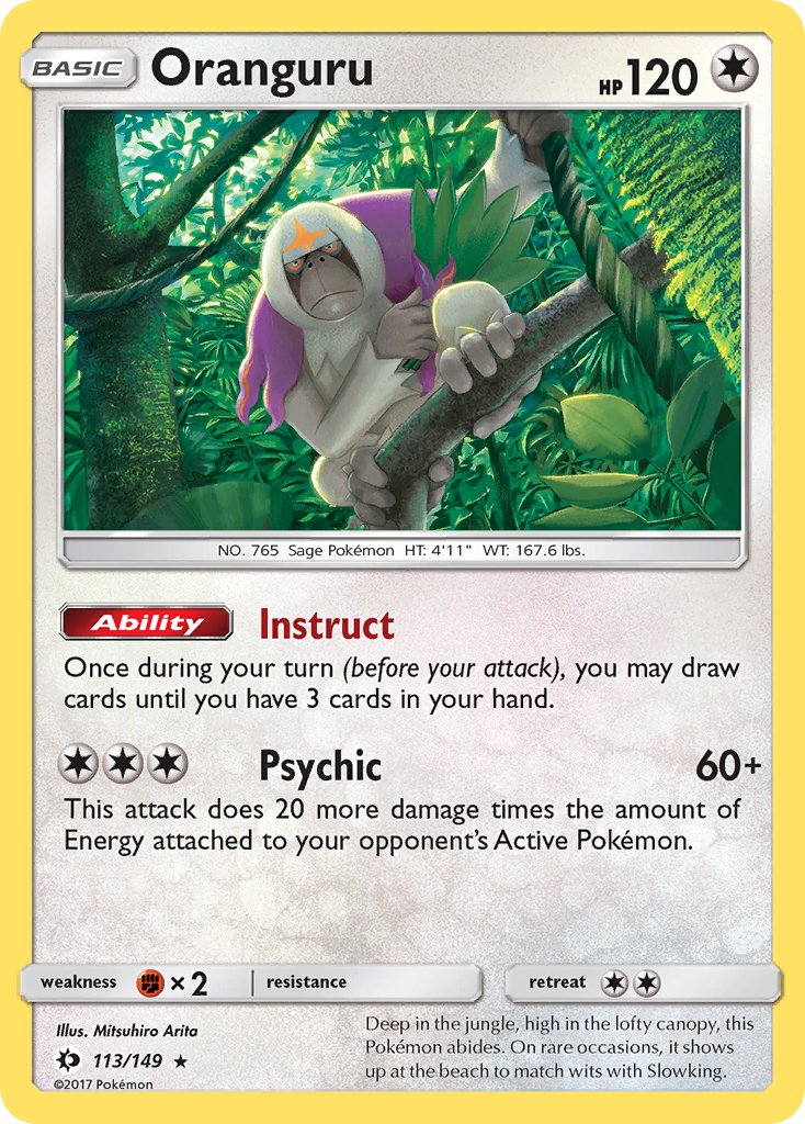 Oranguru (113/149) (Theme Deck Exclusive) [Sun & Moon: Base Set] - Evolution TCG
