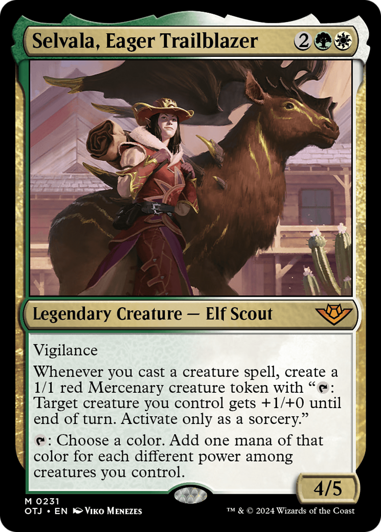 Selvala, Eager Trailblazer [Outlaws of Thunder Junction] - Evolution TCG