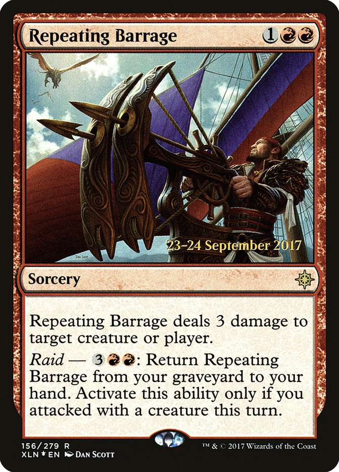 Repeating Barrage [Ixalan Prerelease Promos] - Evolution TCG