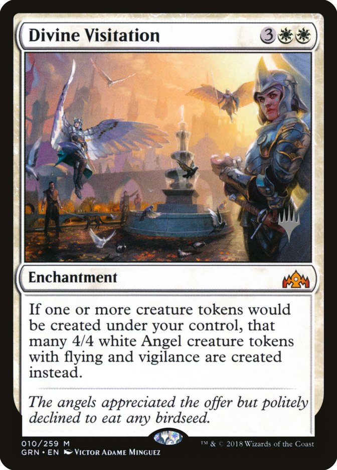 Divine Visitation (Promo Pack) [Guilds of Ravnica Promos] - Evolution TCG