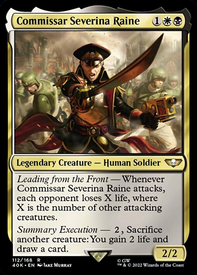 Commissar Severina Raine [Warhammer 40,000] - Evolution TCG