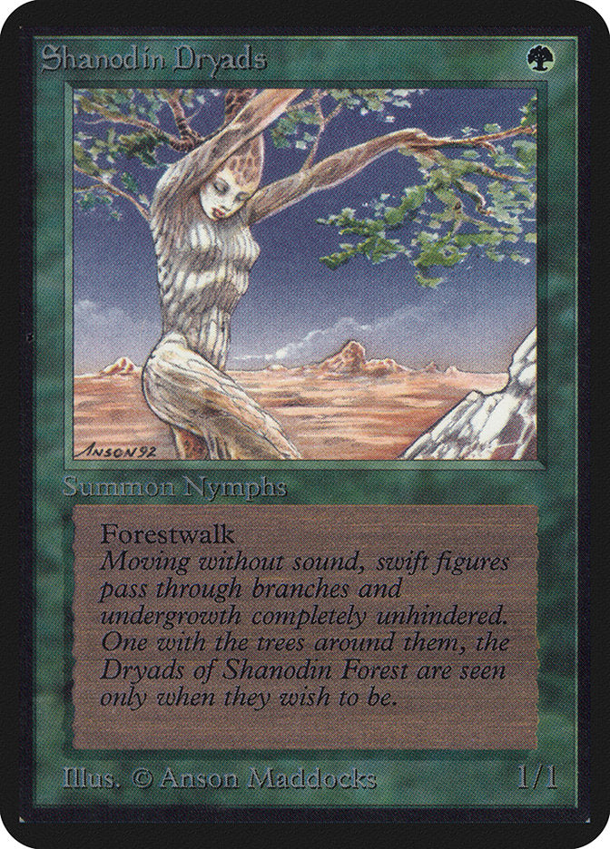 Shanodin Dryads [Alpha Edition] - Evolution TCG