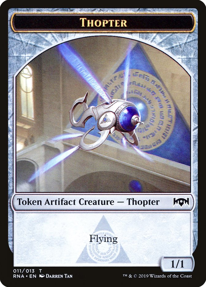 Bird // Thopter Double-Sided Token [Ravnica Allegiance Guild Kit Tokens] - Evolution TCG