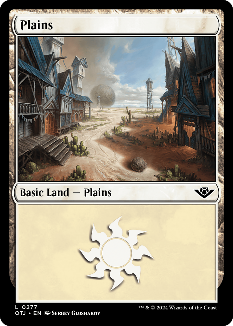Plains (0277) [Outlaws of Thunder Junction] - Evolution TCG